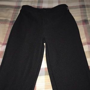 Long black stretchy pants